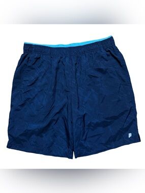 Mens Y2K Prince Lightweight Lined Tennis Athletic Blue Sport Shorts Size L